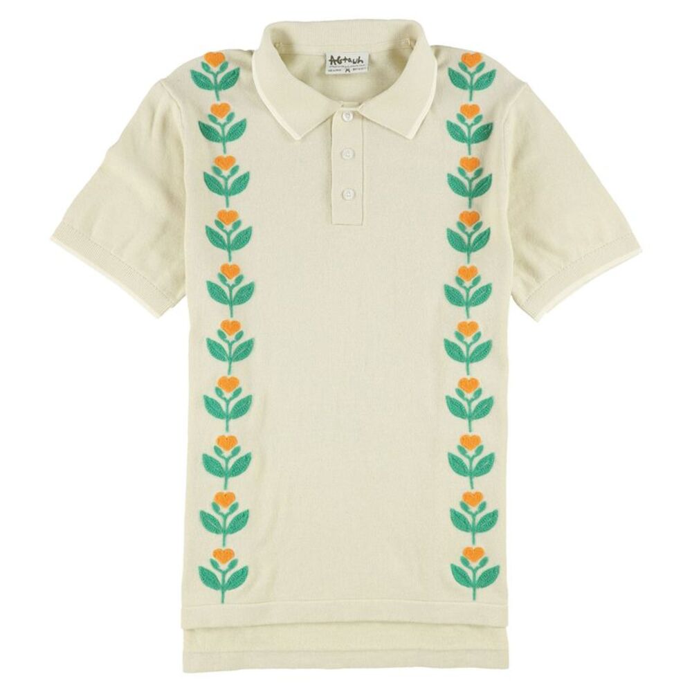 AGtawh Mens Crochet Polo Shirt, NWT